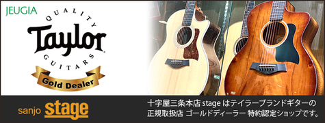 Taylor Guitar ゴールドディーラーならではの豊富な品揃え！（その1）