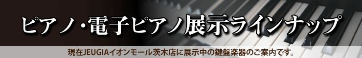 ピアノ・電子ピアノ展示情報